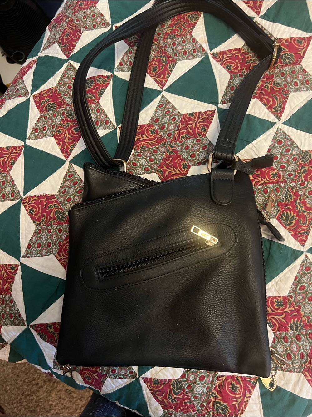 Classic Black Crossbody Bag - Sleek Everyday Carry